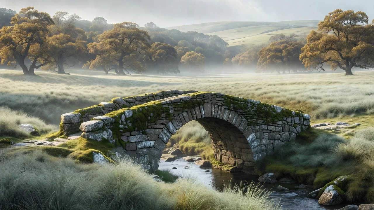 苔の石橋